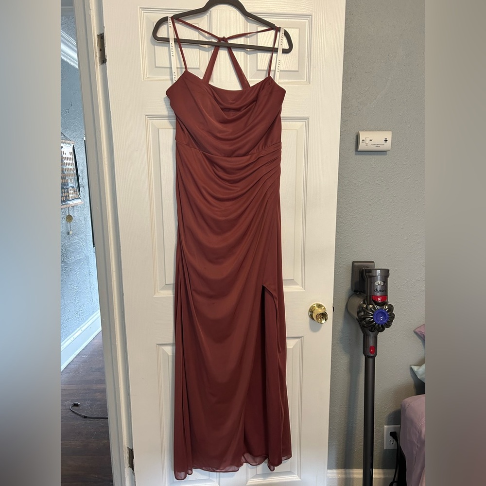 Mauve Azazie Bridesmaid Dress